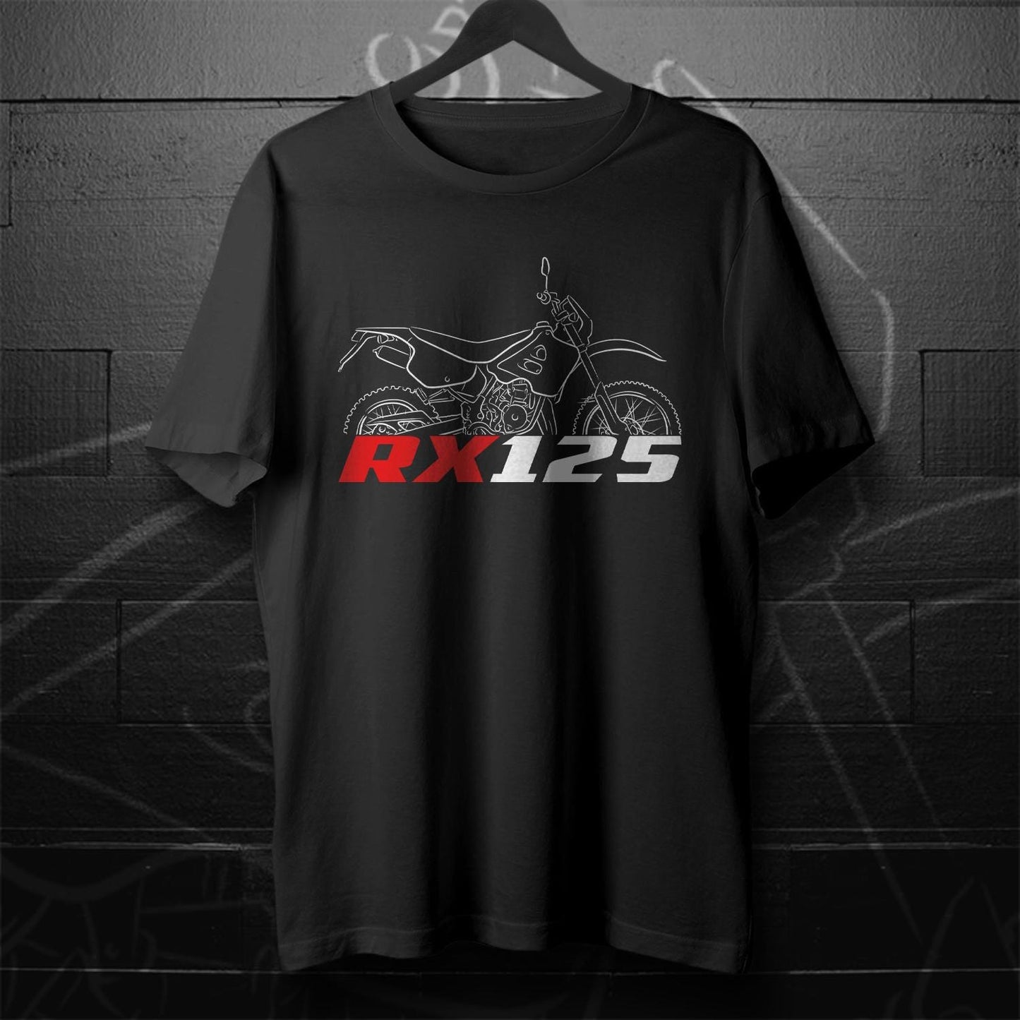 Aprilia RX 125 Inspired T-Shirt - Motorcycle Tee Shirt for Riders