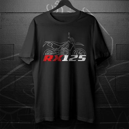 Aprilia RX 125 Inspired T-Shirt - Motorcycle Tee Shirt for Riders