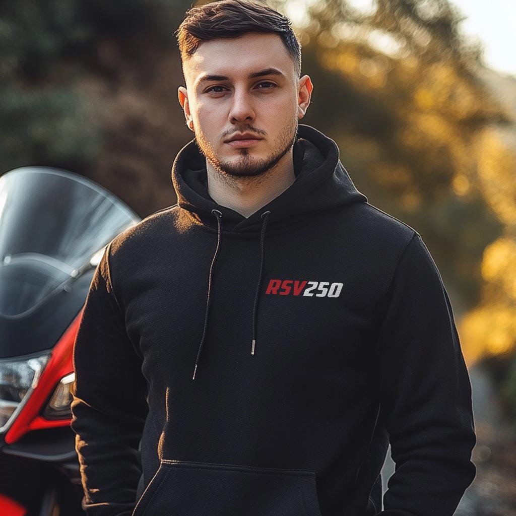 Aprilia RSV250 Inspired Hoodie - Motorcycle Sweatshirt for Riders