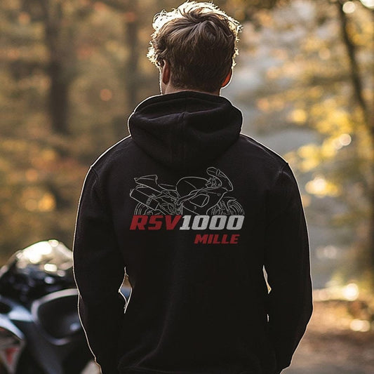 Aprilia RSV 1000 | Mille & R Inspired Hoodie - Motorcycle Sweatshirt for Riders