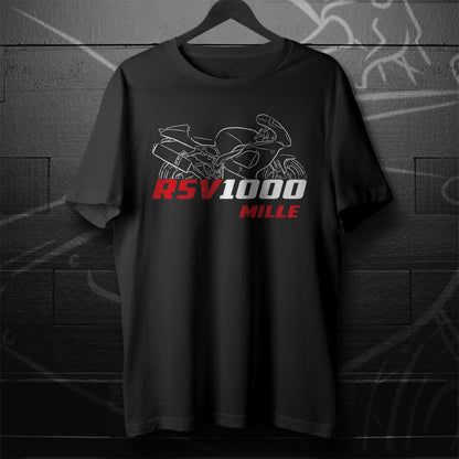 Aprilia RSV 1000 | Mille & R Inspired T-Shirt - Motorcycle Tee Shirt for Riders