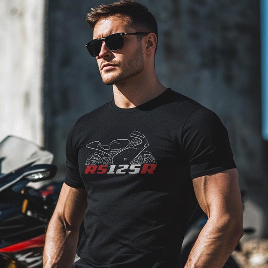 Aprilia RS125R Inspired T-Shirt - Motorcycle Tee Shirt for Riders