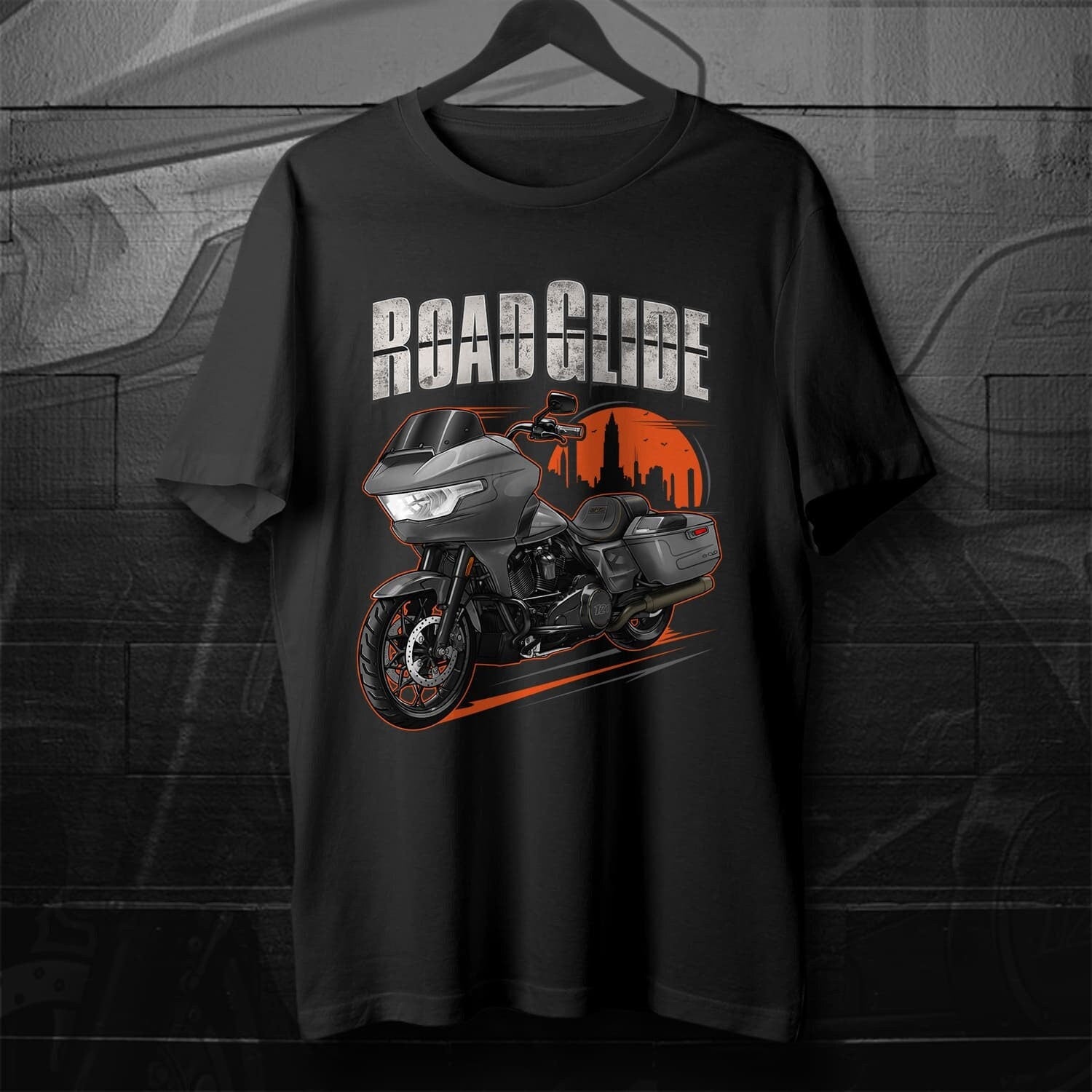 Harley Road Glide CVO FLTRSE 2023-24 T-Shirt - Motorcycle Tee Shirt for Bikers
