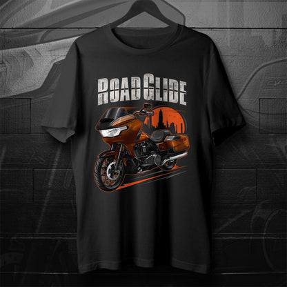 Harley Road Glide CVO FLTRSE 2023-24 T-Shirt - Motorcycle Tee Shirt for Bikers
