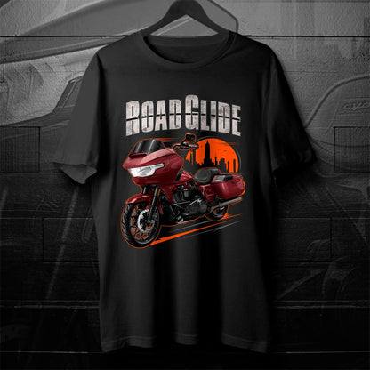 Harley Road Glide CVO FLTRSE 2023-24 T-Shirt - Motorcycle Tee Shirt for Bikers