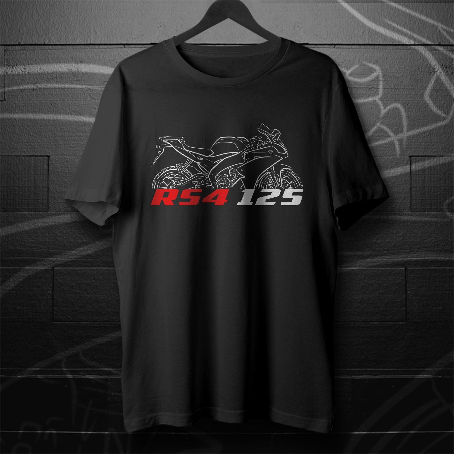 Aprilia RS4 125 Inspired T-Shirt - Motorcycle Tee Shirt for Riders