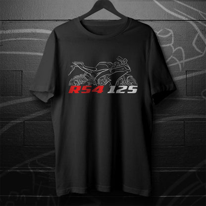 Aprilia RS4 125 Inspired T-Shirt - Motorcycle Tee Shirt for Riders
