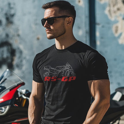 Aprilia RS-GP 2021 Inspired T-Shirt - Motorcycle Tee Shirt for Riders