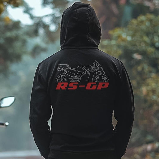 Aprilia RS-GP 2021 Inspired Hoodie - Motorcycle Sweatshirt for Riders