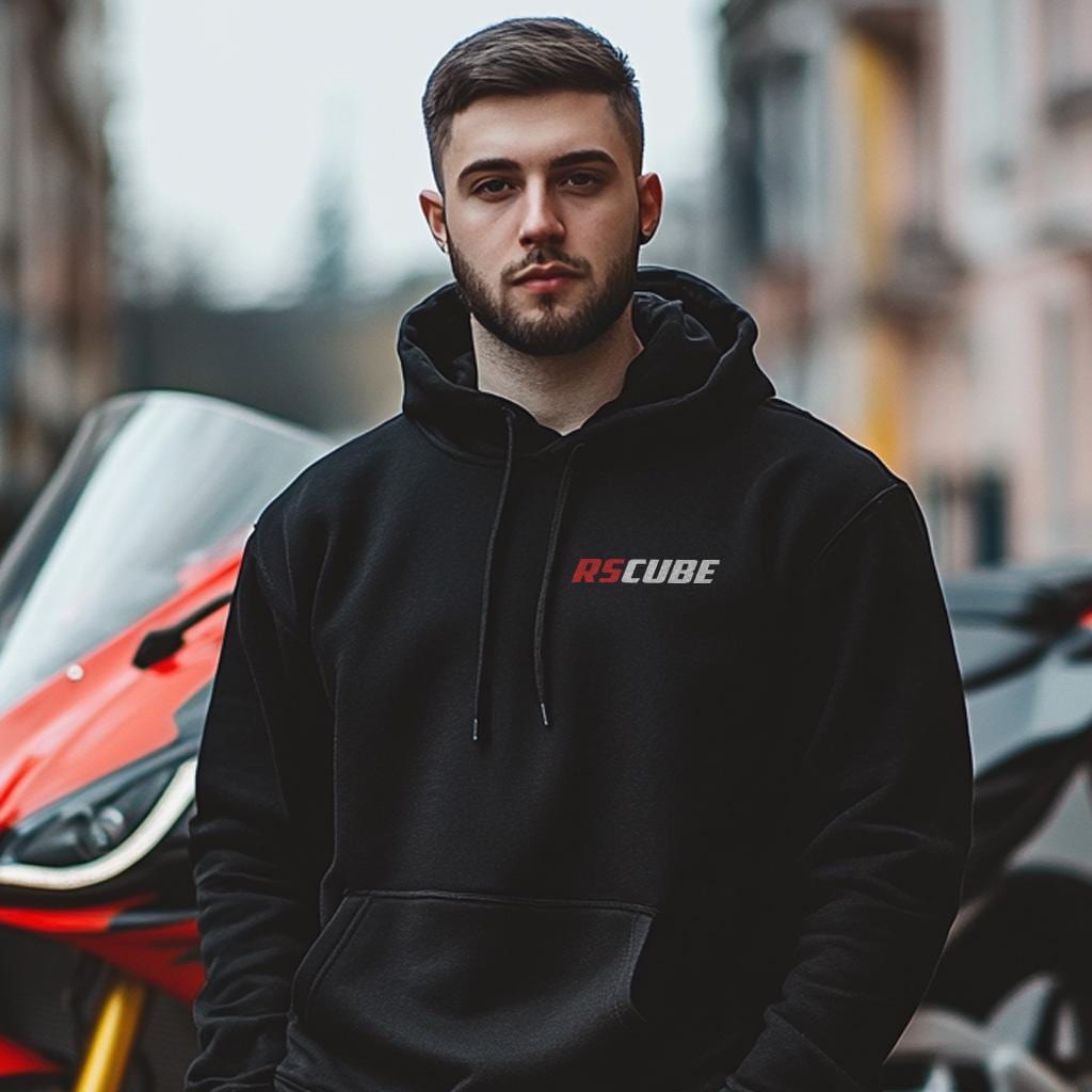 Aprilia RS Cube Inspired Hoodie - Motorcycle Sweatshirt for Riders