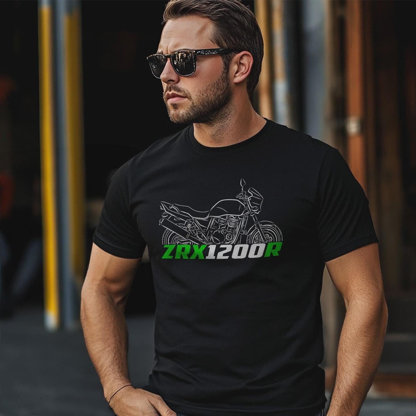 Kawasaki ZRX1200R Inspired T-Shirt - Motorcycle Tee Shirt for Riders