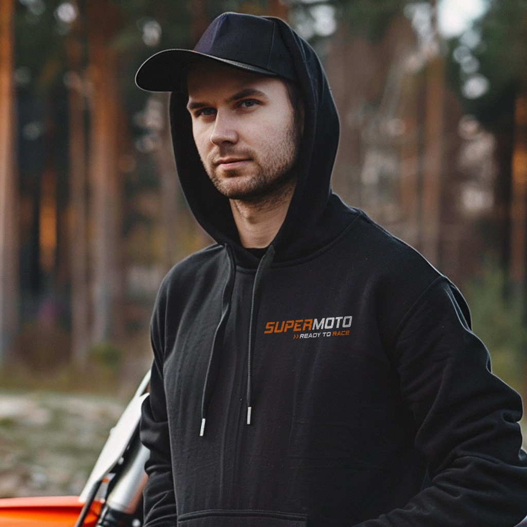 KTM 690 SMC Hoodie - Motorcycle Sweatshirt for SuperMoto Riders