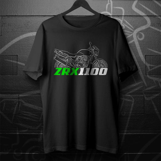 Kawasaki ZRX 1100 T-Shirt - Motorcycle Tee Shirt for Riders
