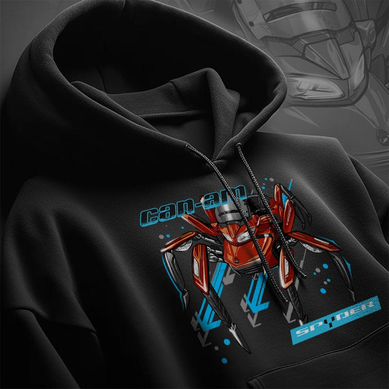 Can-Am Spyder F3 2019-24 Hoodie - Motorcycle Sweatshirt for Riders