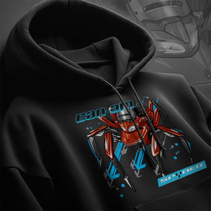Can-Am Spyder F3 2019-24 Hoodie - Motorcycle Sweatshirt for Riders