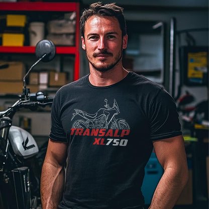 Honda XL750 Transalp Inspired T-Shirt - Motorcycle Tee Shirt