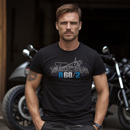 BMW R60 & R60/2 T-Shirt - Motorcycle Tee Shirt for Motorrad Riders