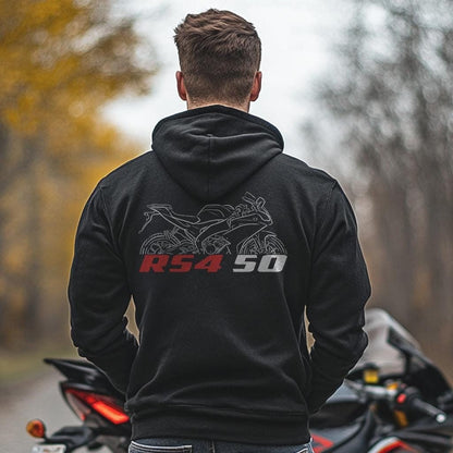 Aprilia RS4 50 Inspired Hoodie - Motorcycle Sweatshirt for Riders