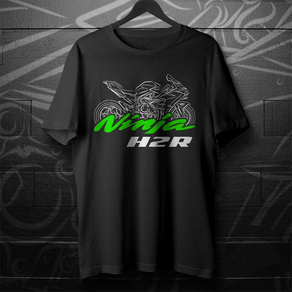 Kawasaki Ninja H2 & H2R Inspired T-Shirt - Motorcycle Tee Shirt for Riders