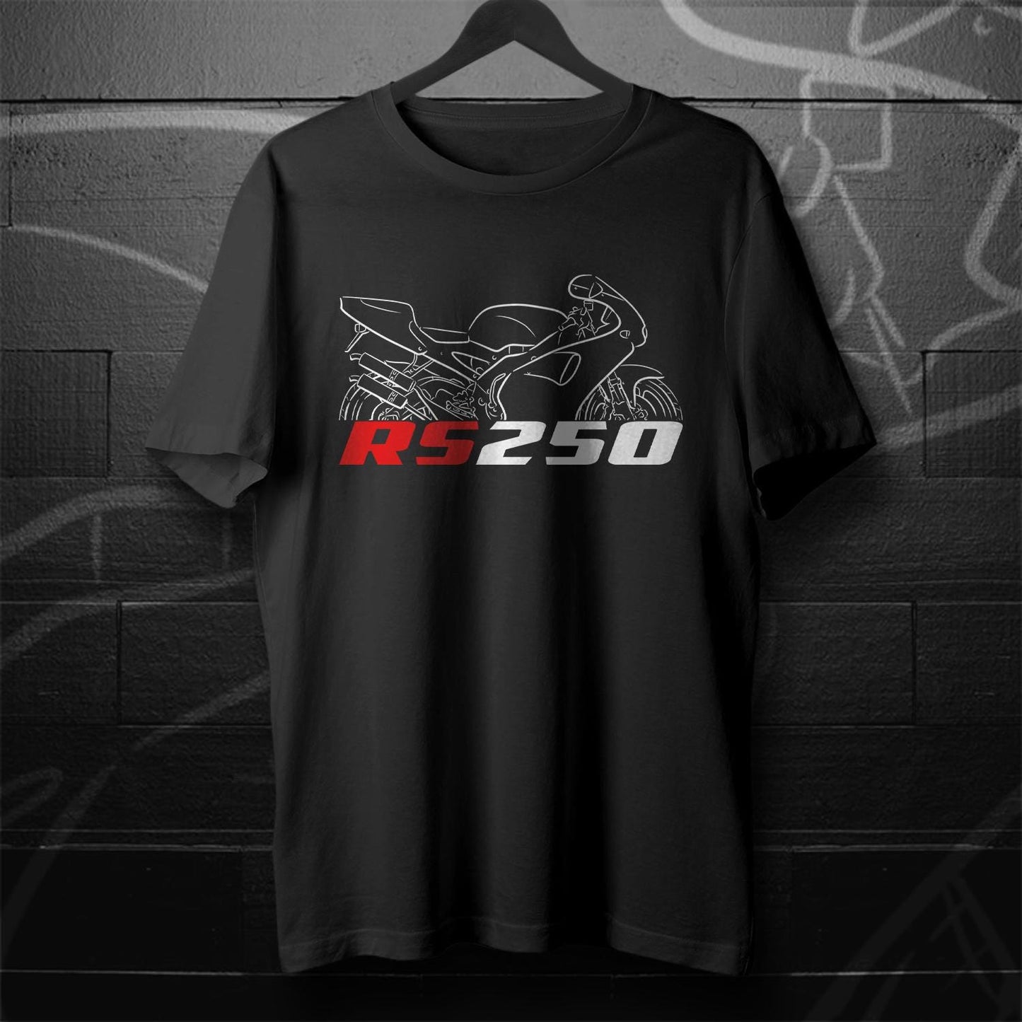 Aprilia RS 250 Inspired T-Shirt - Motorcycle Tee Shirt for Riders