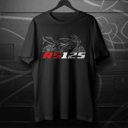 Aprilia RS 125 Inspired T-Shirt - Motorcycle Tee Shirt for Riders