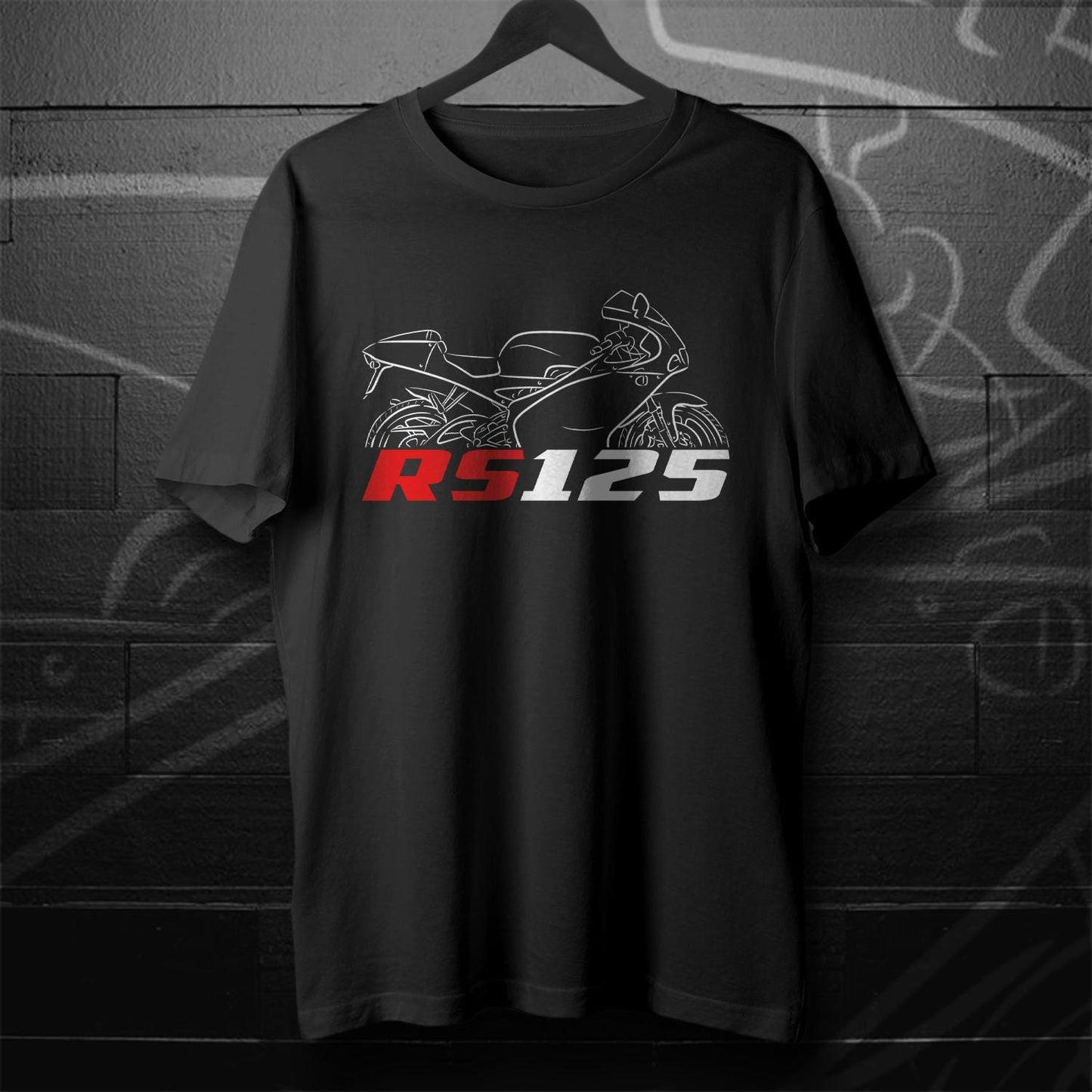 Aprilia RS 125 Inspired T-Shirt - Motorcycle Tee Shirt for Riders