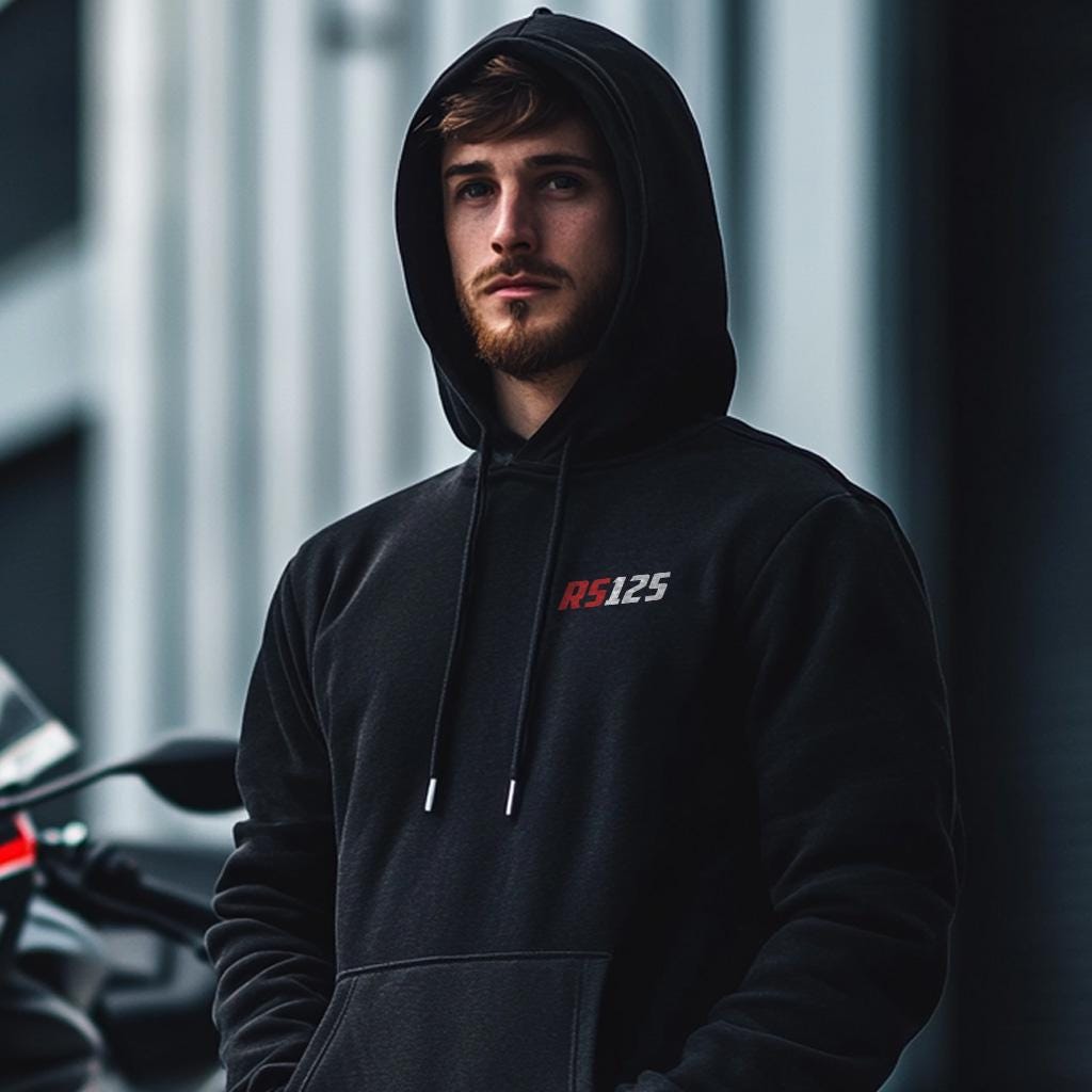 Aprilia RS 125 Inspired Hoodie - Motorcycle Sweatshirt for Riders