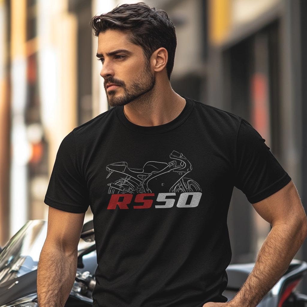 Aprilia RS 50 Inspired T-Shirt - Motorcycle Tee Shirt for Riders