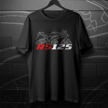 Aprilia RS 125 Inspired T-Shirt - Motorcycle Tee Shirt for Riders