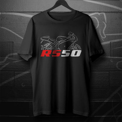 Aprilia RS 50 Inspired T-Shirt - Motorcycle Tee Shirt for Riders