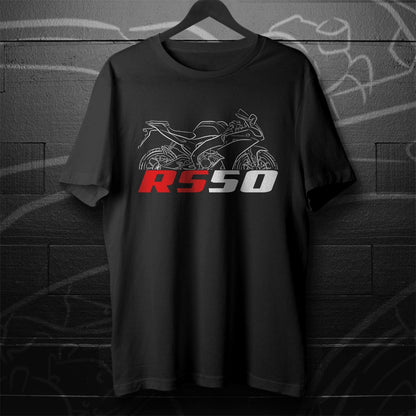 Aprilia RS 50 Inspired T-Shirt - Motorcycle Tee Shirt for Riders