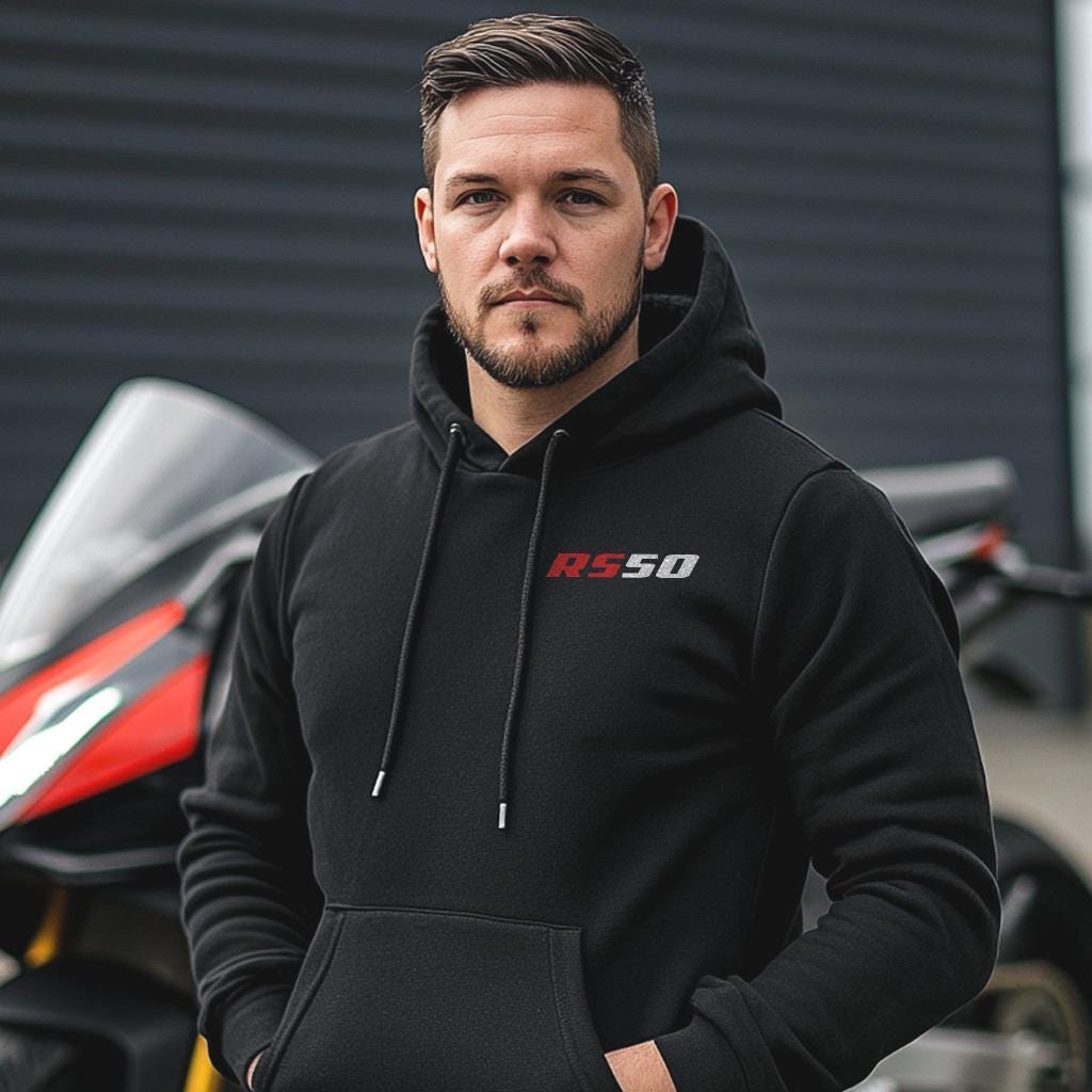 Aprilia RS 50 Inspired Hoodie - Motorcycle Sweatshirt for Riders