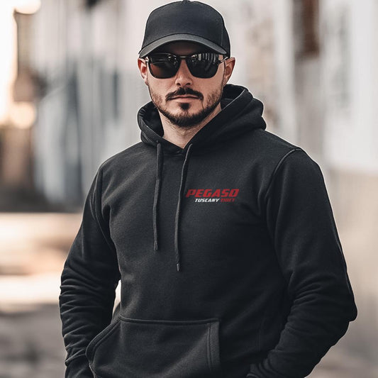 Aprilia Pegaso Tuscany Tibet Inspired Hoodie - Motorcycle Sweatshirt for Riders