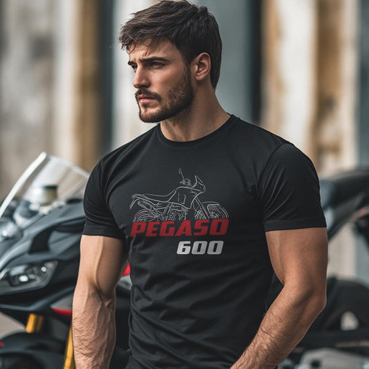 Aprilia Pegaso 600 Inspired T-Shirt - Motorcycle Tee Shirt for Riders