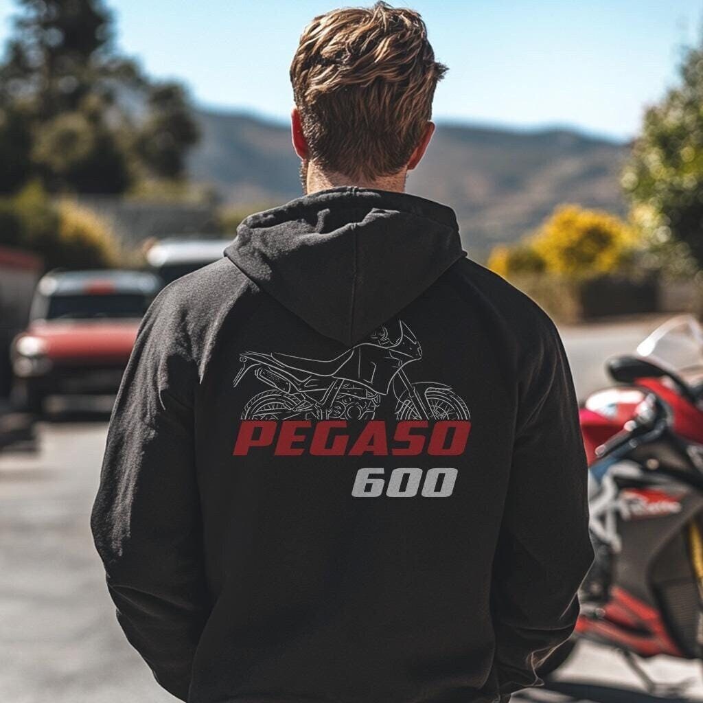 Aprilia Pegaso 600 Inspired Hoodie - Motorcycle Sweatshirt for Riders