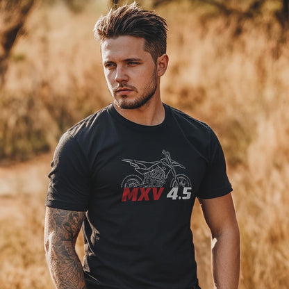 Aprilia MXV 4 Inspired T-Shirt - Motorcycle Tee Shirt for Riders