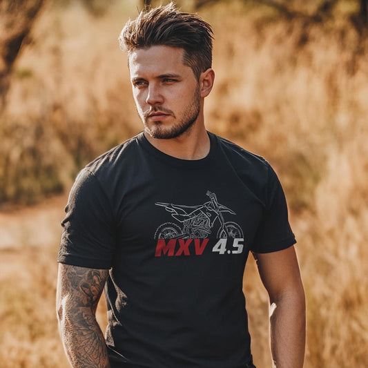 Aprilia MXV 4 Inspired T-Shirt - Motorcycle Tee Shirt for Riders