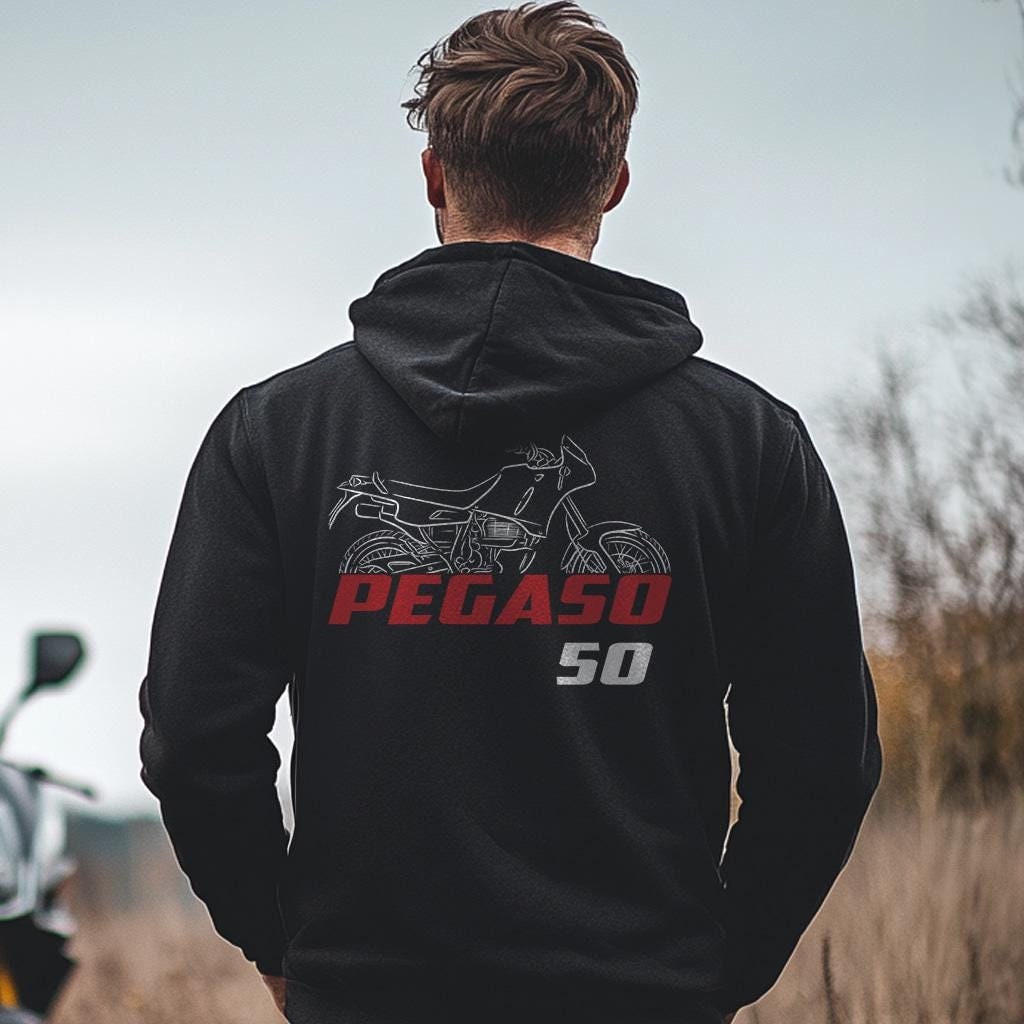 Aprilia Pegaso 50 Inspired Hoodie - Motorcycle Sweatshirt for Riders