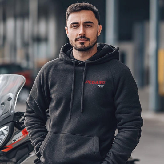 Aprilia Pegaso 50 Inspired Hoodie - Motorcycle Sweatshirt for Riders