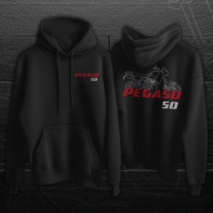 Aprilia Pegaso 50 Inspired Hoodie - Motorcycle Sweatshirt for Riders