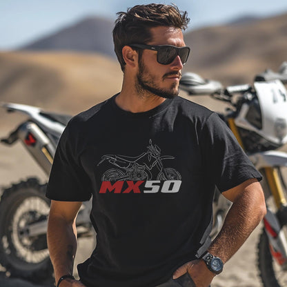 Aprilia MX 50 Inspired T-Shirt - Motorcycle Tee Shirt for Riders