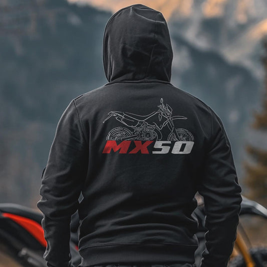 Aprilia MX 50 Inspired Hoodie - Motorcycle Sweatshirt for Riders