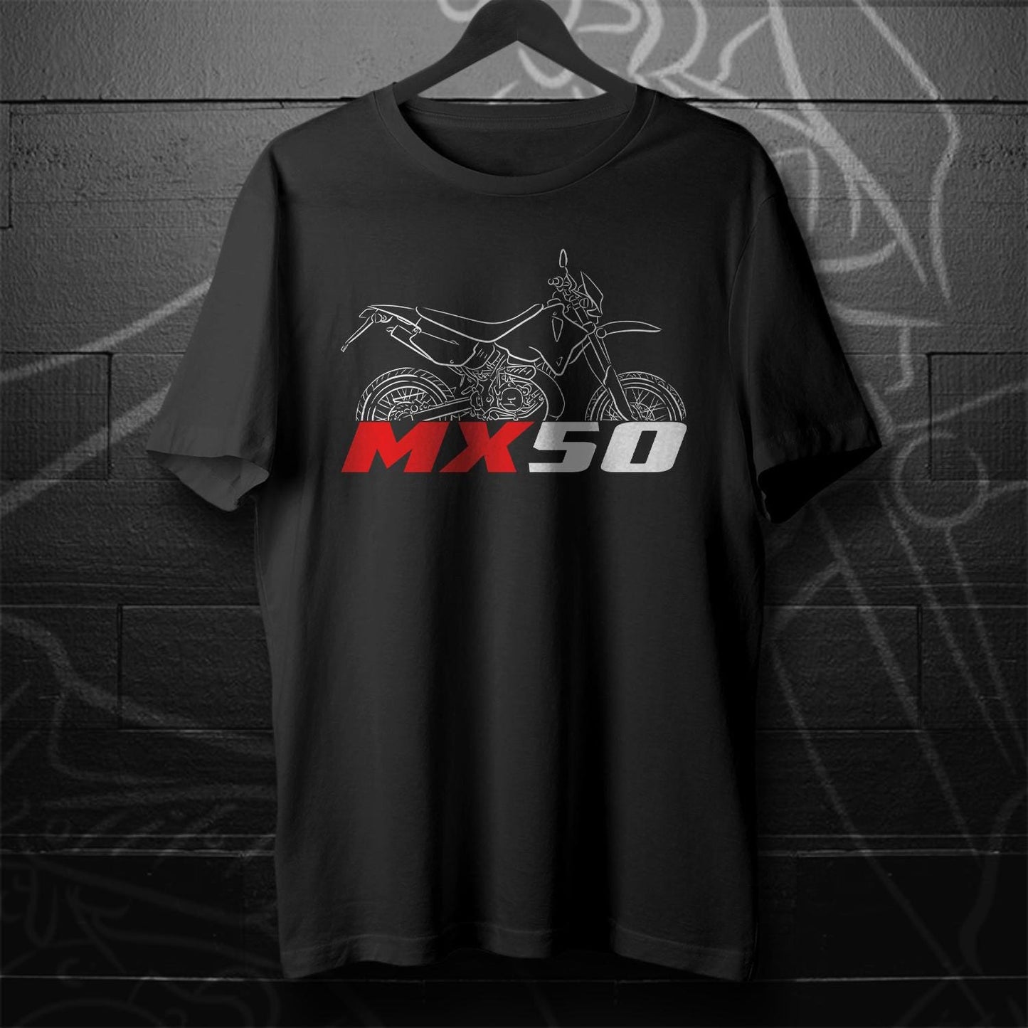 Aprilia MX 50 Inspired T-Shirt - Motorcycle Tee Shirt for Riders