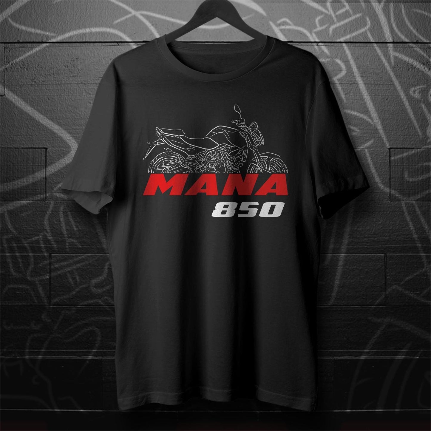 Aprilia Mana 850 Inspired T-Shirt - Motorcycle Tee Shirt for Riders