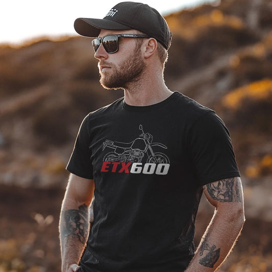 Aprilia ETX 600 Inspired T-Shirt - Motorcycle Tee Shirt for Riders