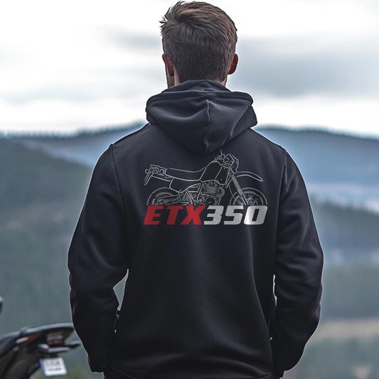 Aprilia ETX 350 Inspired Hoodie - Motorcycle Sweatshirt for Riders