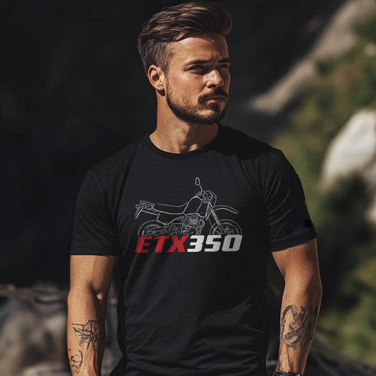 Aprilia ETX 350 Inspired T-Shirt - Motorcycle Tee Shirt for Riders