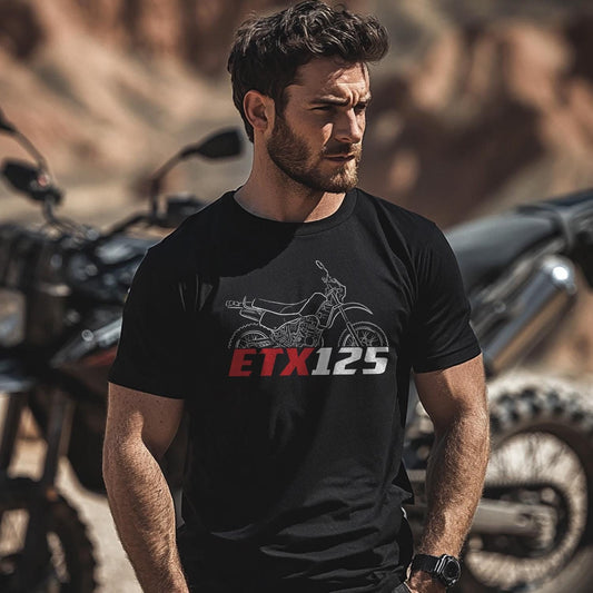 Aprilia ETX 125 Inspired T-Shirt - Motorcycle Tee Shirt for Riders