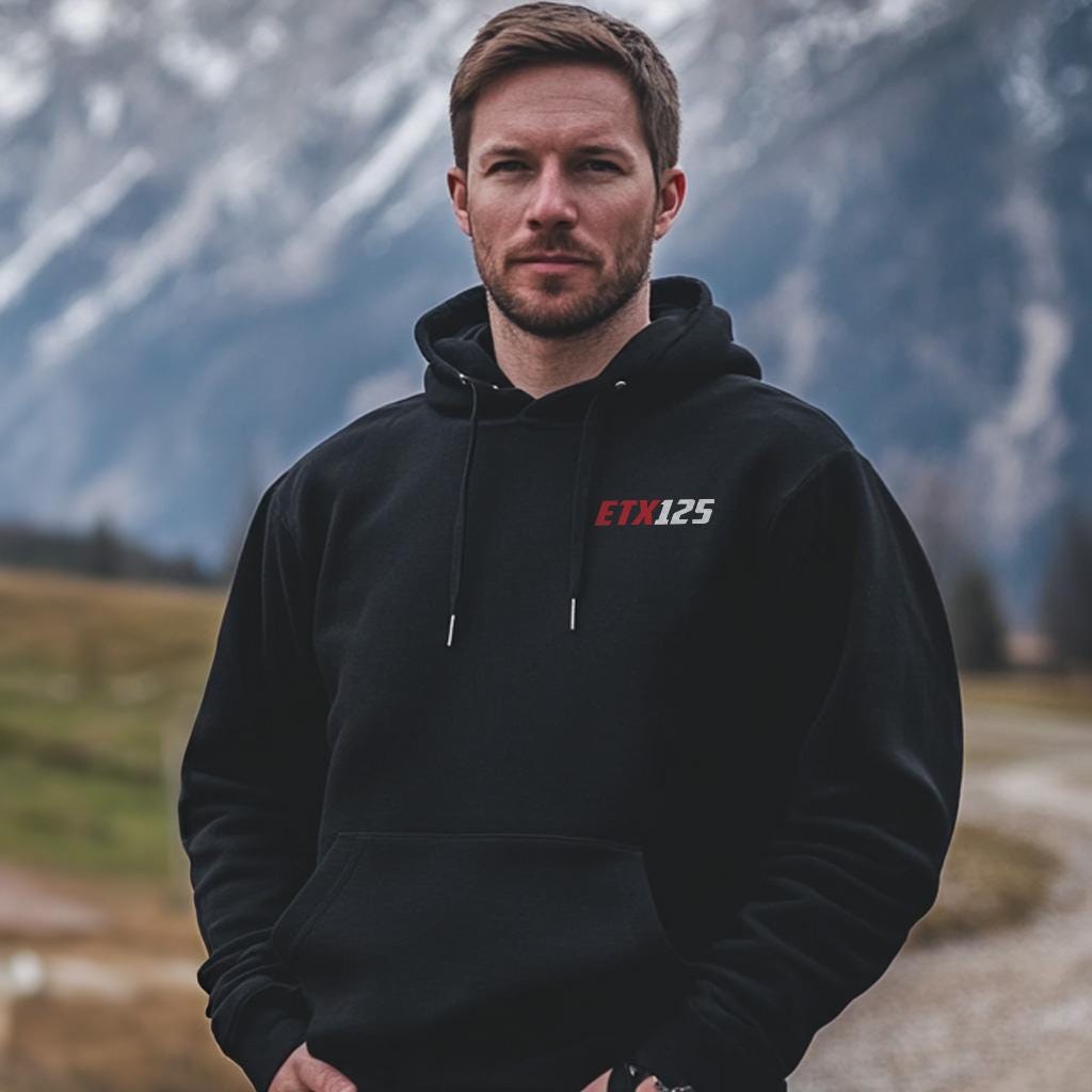 Aprilia ETX 125 Inspired Hoodie - Motorcycle Sweatshirt for Riders