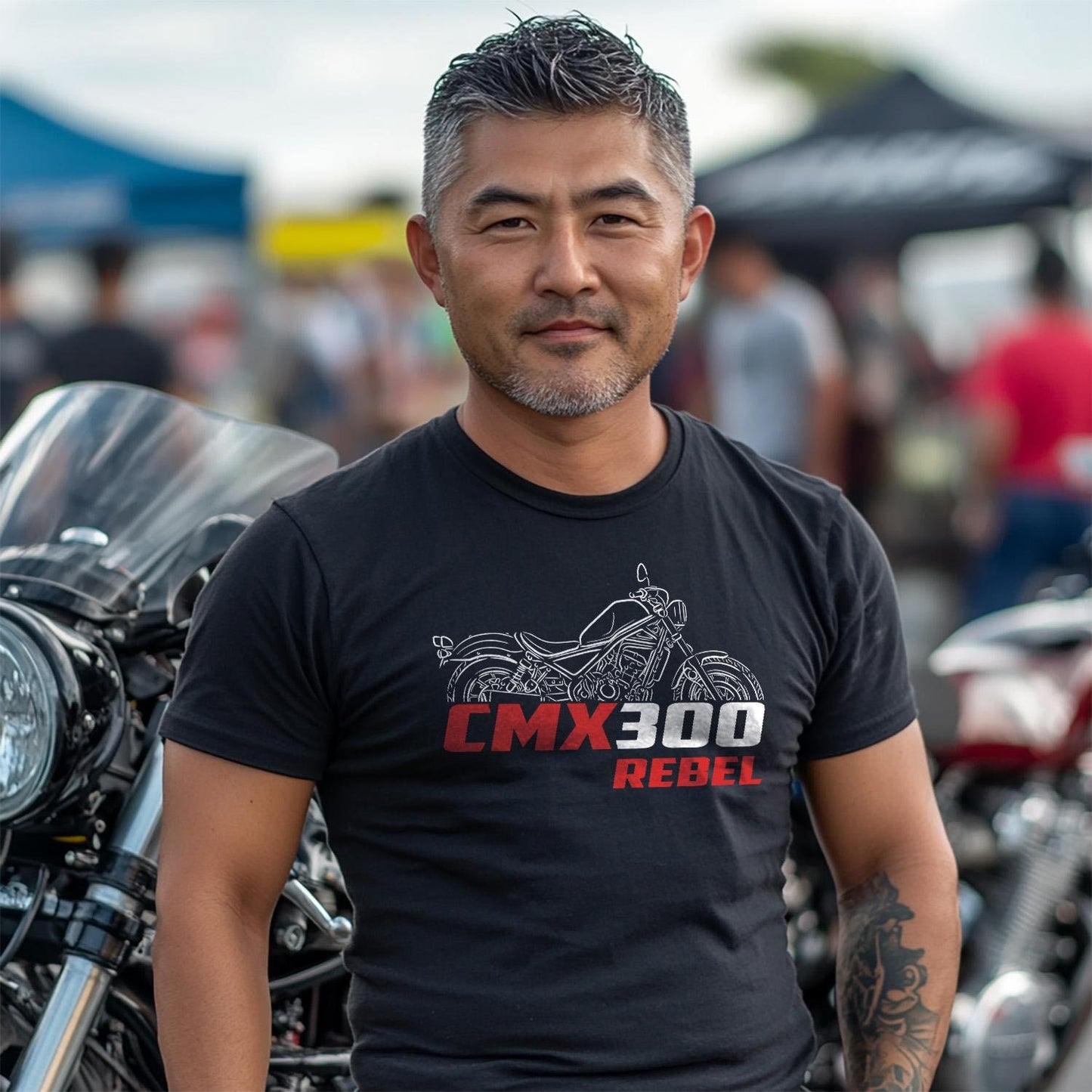 Honda CMX300 Rebel Inspired T-Shirt - Motorcycle Tee Shirt